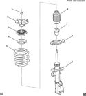 15232937 Gm Front Spring Upper Insulator New Oe