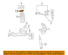 15756770 Gm Oem Front Spring Insulator