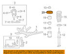 15840310 Gm Cadillac Oem Cts Spring Insulator