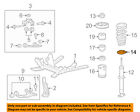 15840317 Gm Cadillac Oem Cts Spring Insulator