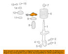 20323al01a Subaru Oem Outback Spring Insulator