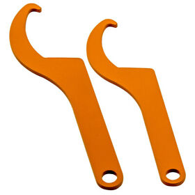 9qcijs 2x Coilover Shock Adjustment Tool Steel Spanner Wrenches For Aftermarket Kit