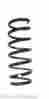 31331133337 Bmw Oem E34 Front Coil Springs Strut 525 525i Left Or Right Driver Passenger 535