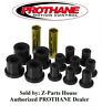 4-1017-bl Prothane Mopar Polyurethane Rear Spring Bushing Set By