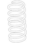 54010-ea016 Nissan Genuine Coil Spring Xterra