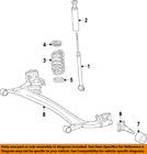 550321hj0a Nissan Oem Versa Spring Insulator