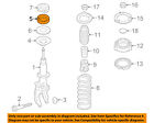 7p0411178a Volkswagen Vw Oem Touareg Spring Insulator