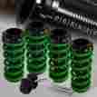 8-hls-hc88-gr-sca-op-a Hdc Autosports For 1988-2000 Honda Civic Crx Green Suspension Scale Hi Lower Coilover Springs