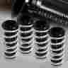 8-hls-hc88-sl-sca-op-a Hdc Autosports For 1988-2000 Honda Civic Crx Silver Suspension Scale Lowering Coilover Springs