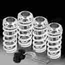 8-hls-hc88-wh-d Hdc Autosports For 1988-1991 Honda Prelude White Suspension Hi Lowering Kit Coilover Springs