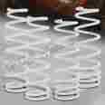 8-ls-hc92-wh-a Hdc Autosports For 1993-1997 Honda Del Sol Jdm White Suspension Coil Lower Lowering Springs Kit