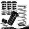 8-hls-hc88-sl-sca-op 88-00 Dtm Honda Civic Silver Adjustable Front Rear Coilover Lowering Spring Scale