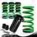 8-hls-hc88-gr-sca-op 90-97 Dtm Honda Accord Green Adjustable Front Rear Coilover Lowering Spring Scale