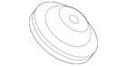 991-343-507-81 911 Porsche Genuine Upper Seat