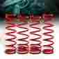 8-ls-hc92-rd 92-95 Racing Gear Suspension Red Coil Lowering Lower Springs Kit Fit Honda Civic Front Rear