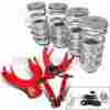 Cams-3cv92rds 92-95 Spec-d For Civic 93-97 Del Sol Front Rear Camber Arm Silver Lowering Spring 684758623805