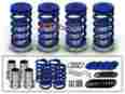 97-99 Bl-coil-au10 L3 Racing Acura Cl Coupe Coilover Lowering Coil Springs Kit Blue