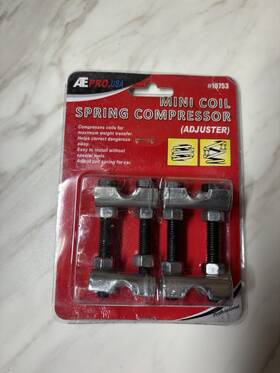 10753 Ae Pro Usa 2pcs Set 2-way Adjustable Lift Or Lower Spring Spacer Coil Compressor