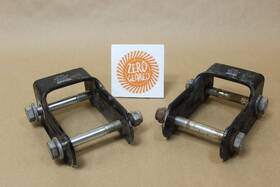 53217-ind After Market Replacement 722-028 19074 19220 93-04 Chevy Blazer S10 Jimmy S15 Pair Rear Lh Rh Leaf Spring Shackles With Bolts