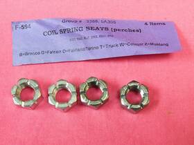 F-594 Amk 64 65 66 Mustang Shelby Coil Spring Saddle Nuts