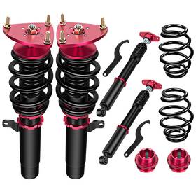 A11897701m Amortors Coilovers Suspension Springs Kit For 2004-2009 Mazda 3 Adj Height Shocks Struts