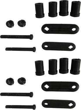 Mcs1052 Angymeck 2pcs Front Leaf Spring Shackle Kit For 1973-1987 Chevy Gmc K10 K20 K30 Jimmy