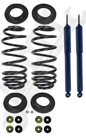 C2232 Apdty Air Ride To Coil Spring Conversion Elimination Kit With 2 Shocks 98-02