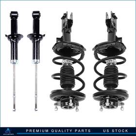 Aup84211201s Asucarparts Quick Complete Struts Coil Spring Mounts/shocks For 2008-2011 Mitsubishi Lancer