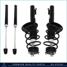 Aup84212901s Asucarparts 4pcs Quick Complete Strut Springs And Mount Shocks Fits Ford Focus 2008 - 2011