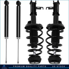 Aup84213401s Asucarparts 4 Pcs Quick Complete Struts Shocks Springs And Mount For 2011-2015 Chevrolet Cruze