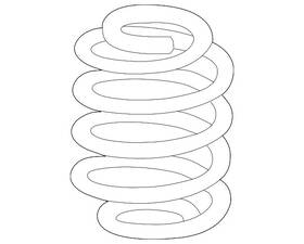 4k0-511-115-pd Audi Genuine Coil Spring