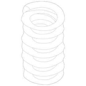 8d0-411-105-fh Audi Genuine Coil Spring