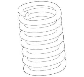 8k0-411-105-dt Audi Genuine Coil Spring