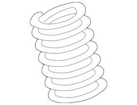 8w0-411-105-hj Audi Genuine Coil Spring