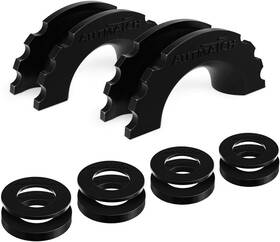 Autmatch 734602730750 D Ring Shackle Isolators 3/4 Isolator And Washer Black
