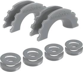 Miw001e Autmatch D Ring Shackle Isolators 3/4 Isolator And Washer Gray
