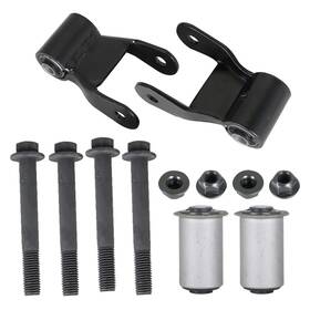 Yi222502y Auto-yictory 2pcs Rear Leaf Spring Shackle Kit Left And Right For 1997-2009 2010 Dodge Dakota