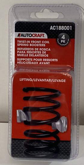 Ac188001 Autocraft Twist-in Front Coil Spring Boosters Lifting 4 Pack