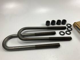 Aubk8161-124 Automann Leaf Springs U-bolt Kit 7/8 Inch X 3 12-1/2