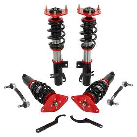 Bro115321tr Bator Coilovers Struts Suspension Lowering Set For 02-06 Mini Cooper Adjustable Dampin