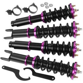 Bro119032tr Bator Coilovers For 1993-00 Honda Civic Suspension Set Adjustable Struts Shocks
