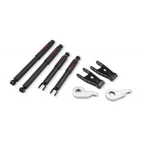 Tlx-bel677nd-cl360a73 Belltech Lowering Kit For Gmc Sierra 1500 Classic 2007 With Nd2 Shocks