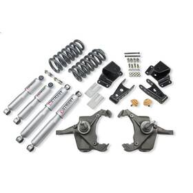 Tlx-bel967sp-cl360a72 Belltech Lowering Kit For Chevy C30 1975-1986 4 Inch Rear Drop