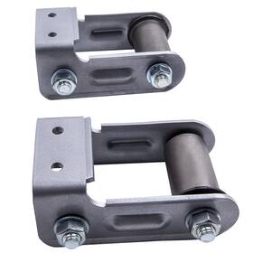 Dv6mwe Bfo Rear Leaf Spring Shackle For S-10 S-15 Sonoma Bravada Blazer S10 Jimmy Pair