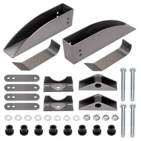 Ekv85u Bfo Rear Leaf Spring Relocation Shackles Kit For Chevy Belair 150 210 1955-1957