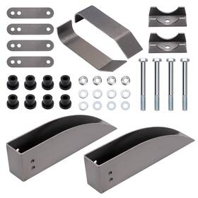 Pn1zu6 Bfo New Rear Leaf Spring Relocation Pocket Kit Fit For Chevy Belair 210 150 1955 -57