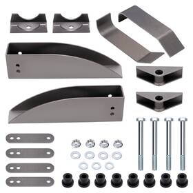 Ri41ab Bfo New Rear Leaf Spring Relocation Pocket Kit Fit For Chevy Belair 210 150 1955 -57