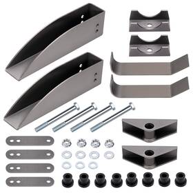 Zqsdg0 Bfo Rear Leaf Spring Relocation Pocket For Chevrolet Belair 210 /150 1955 1956 1957