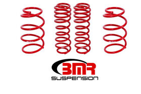 Bmrsp075r Bmr Drag Lowering Springs Set Of 4 Red For 07-14 Shelby Gt500