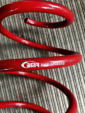 Sp089r Bmr Suspension For 15-17 S550 Mustang Front Version Lowering Springs-red